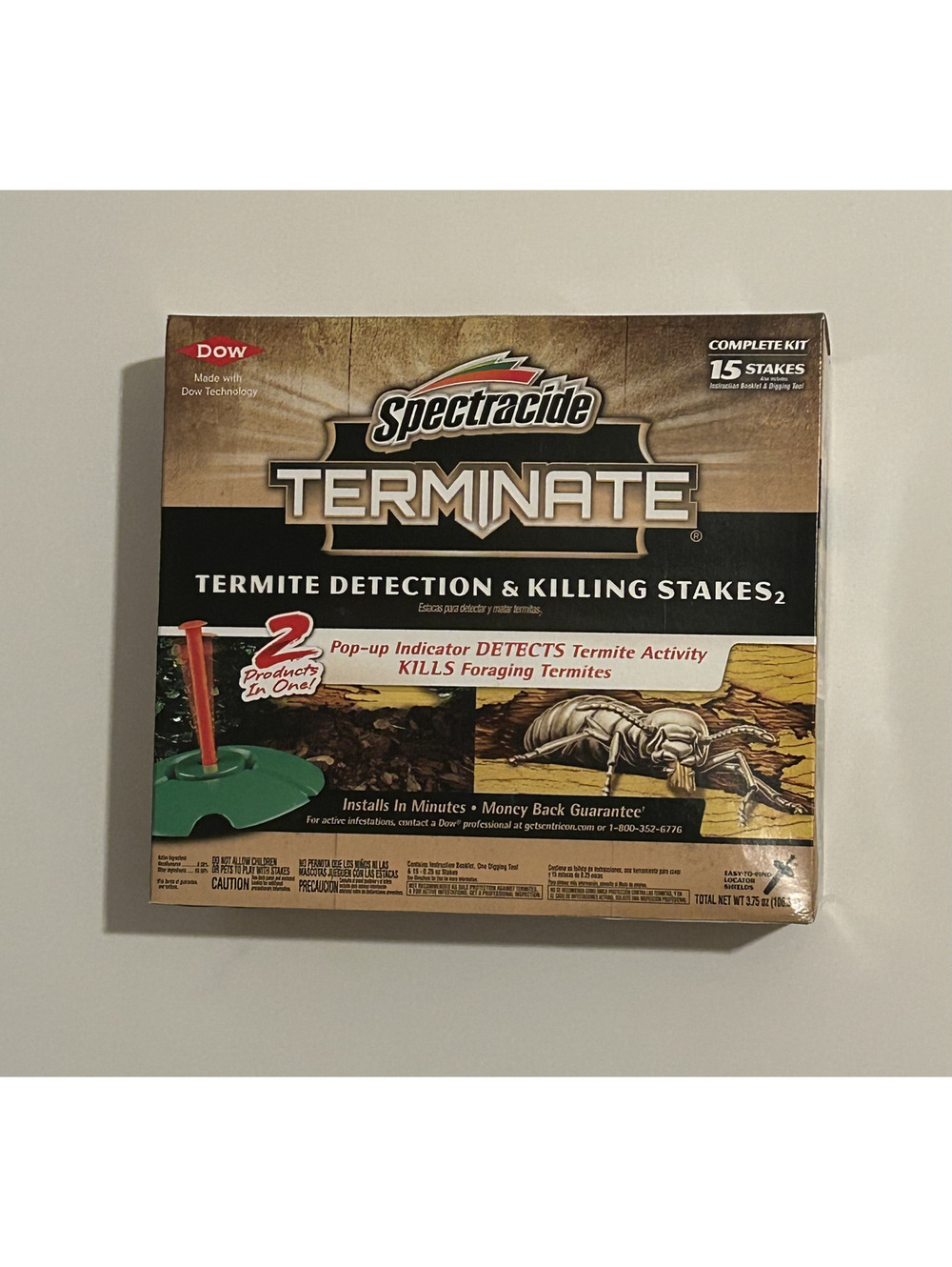 Spectracide HG-96115 7" Terminate Termite Killing & Detection Stakes (15 Count)
